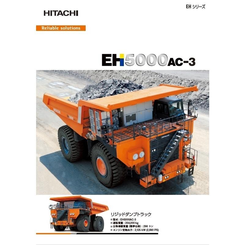 Hitachi Construction Machinery EH5000AC-3 Dump Truck Diecast Model