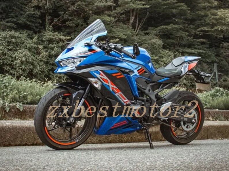 Blue Red Fairing Kit w/Tank For Kawasaki Ninja ZX4R ZX4RR 2023