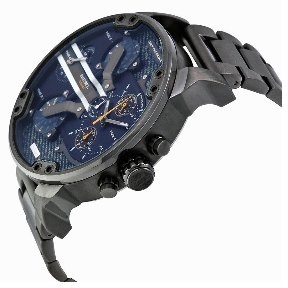 DZ7331 Mr. Daddy 2.0 Black Ion Stainless Steel 57mm Quartz