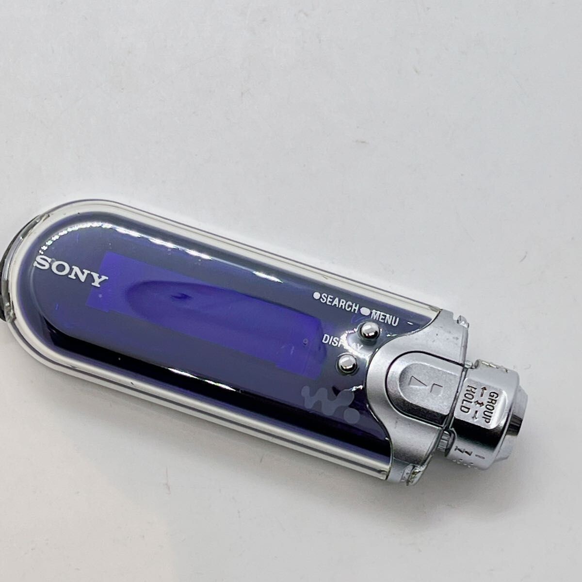 SONY ウォークマン NW-E405 オーシャンブルー 現状品 ホルダー付 sony
