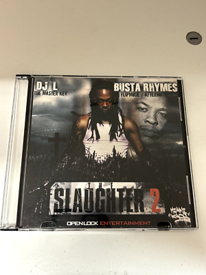 DJ L BUSTA RHYMES THE SLAUGHTER 2 NYC PROMO MIXTAPE MIX CD RARE