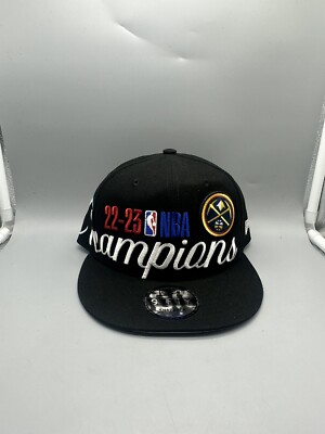 Denver Nuggets New Era 2023 NBA Finals Champions Locker Room Hat