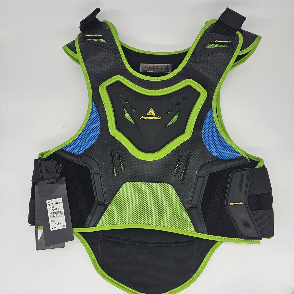 Black Pyramid Street X Vest Greef Black Blue Chris Brown
