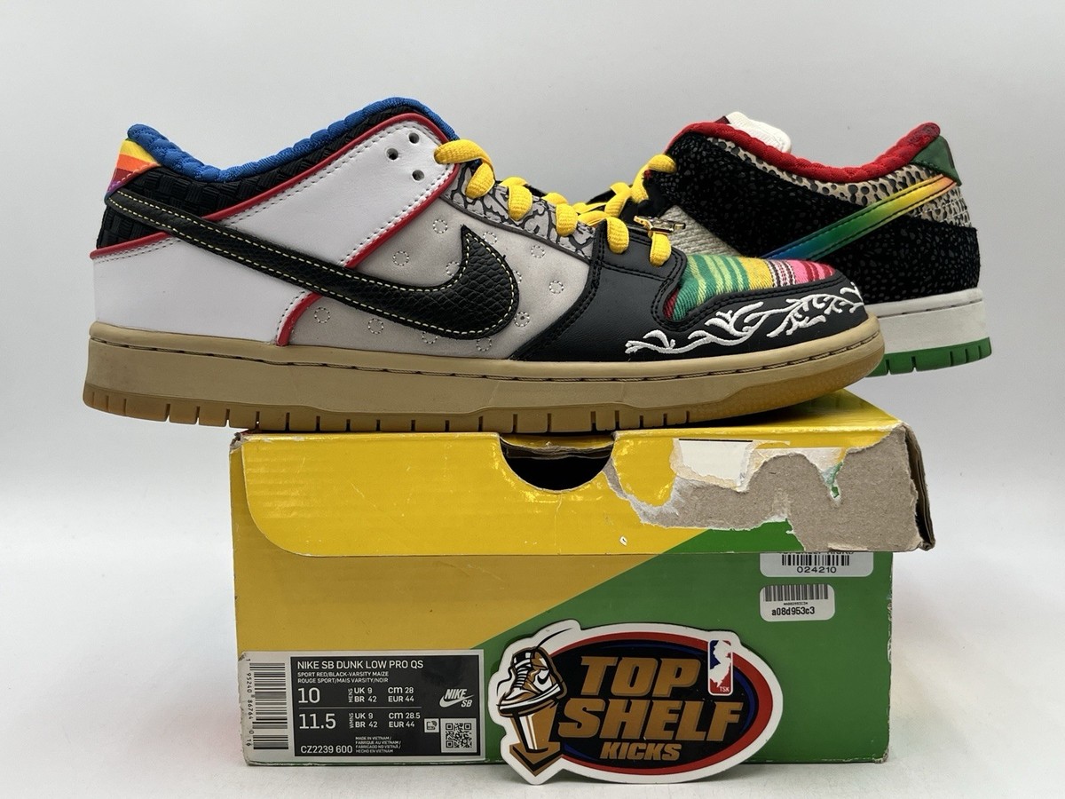Nike SB Dunk Low What The Paul P-Rod 2021 Size 10 Authentic