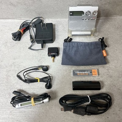 Tested Sony MZ-N910 MD Walkman Silver | Japan | New 80min MD Disc
