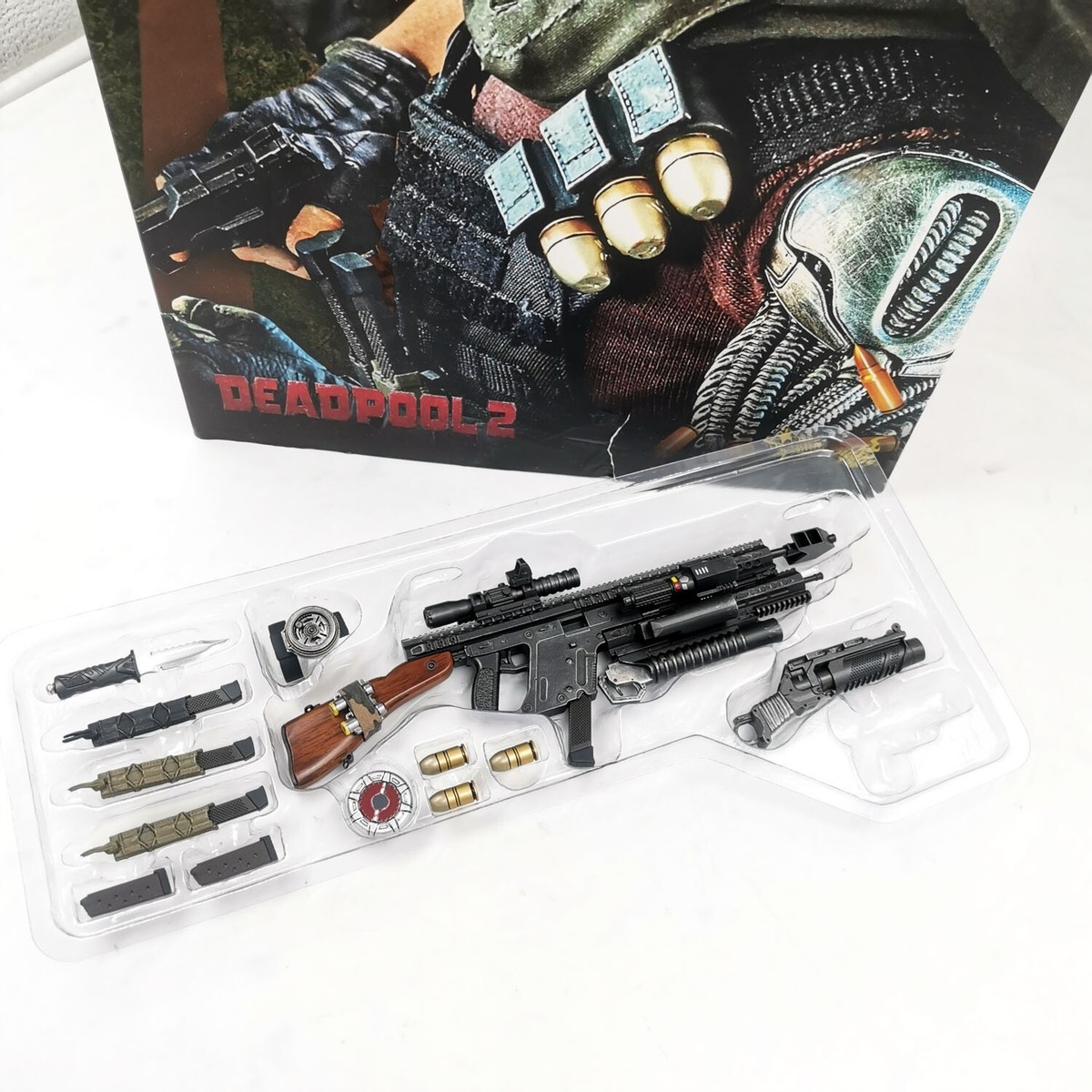 1/6 Figure's Gun Pistol Weapon Accessories Hot Toys Deadpool 2