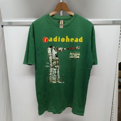 Radiohead band 90s classic style Green T shirt Men Women gift tee