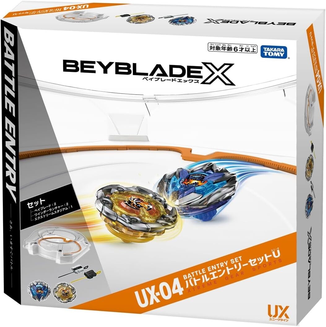 Beyblade X UX-04 Battle Entry Set U Takara Tomy japan import New