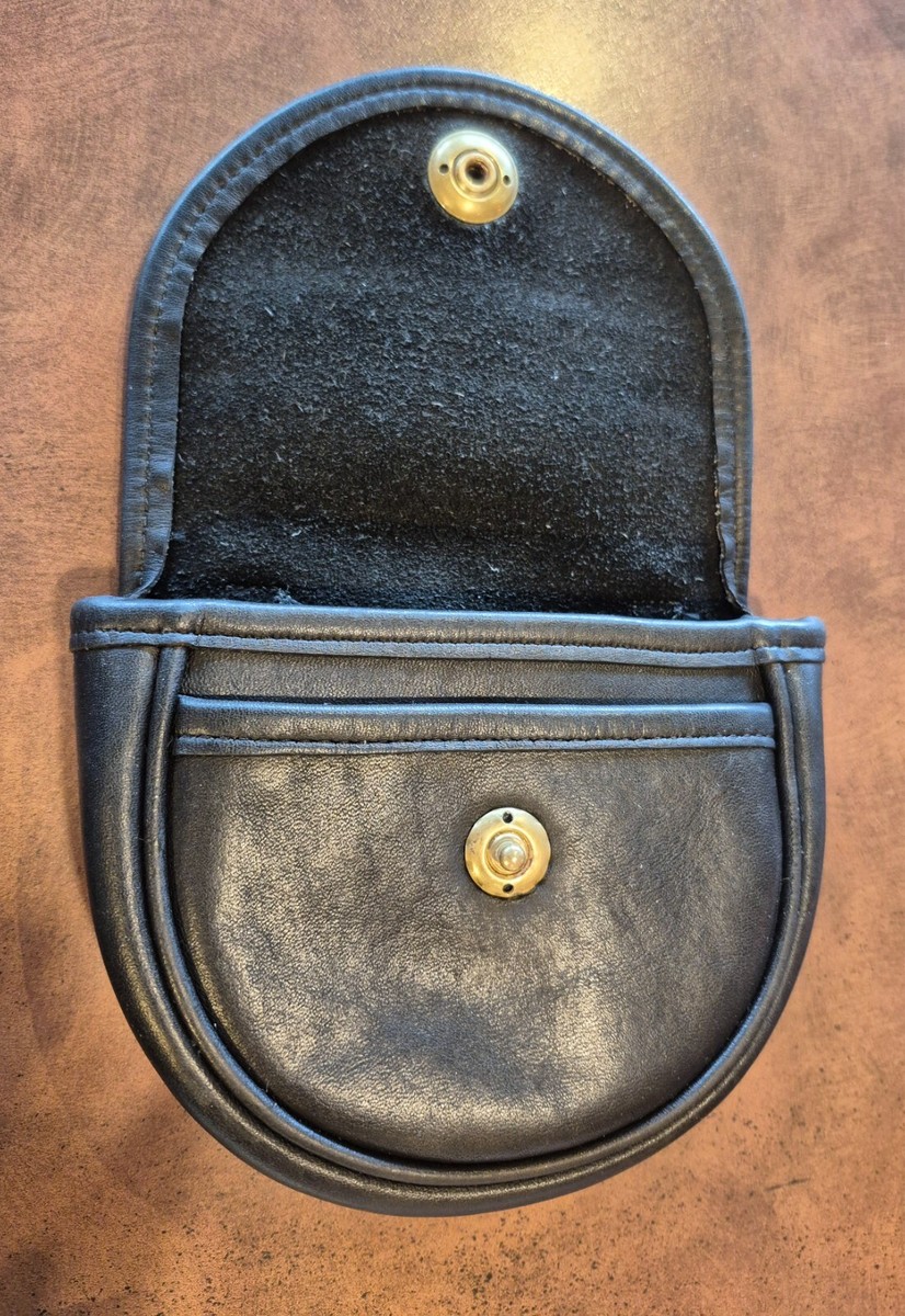 Vintage COACH #9826 Black Leather Mini Belt or Crossbody Bag