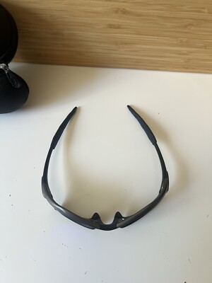 Y2K Vintage Oakley Splice - Ice Blue Iridium Lens - Black Frame