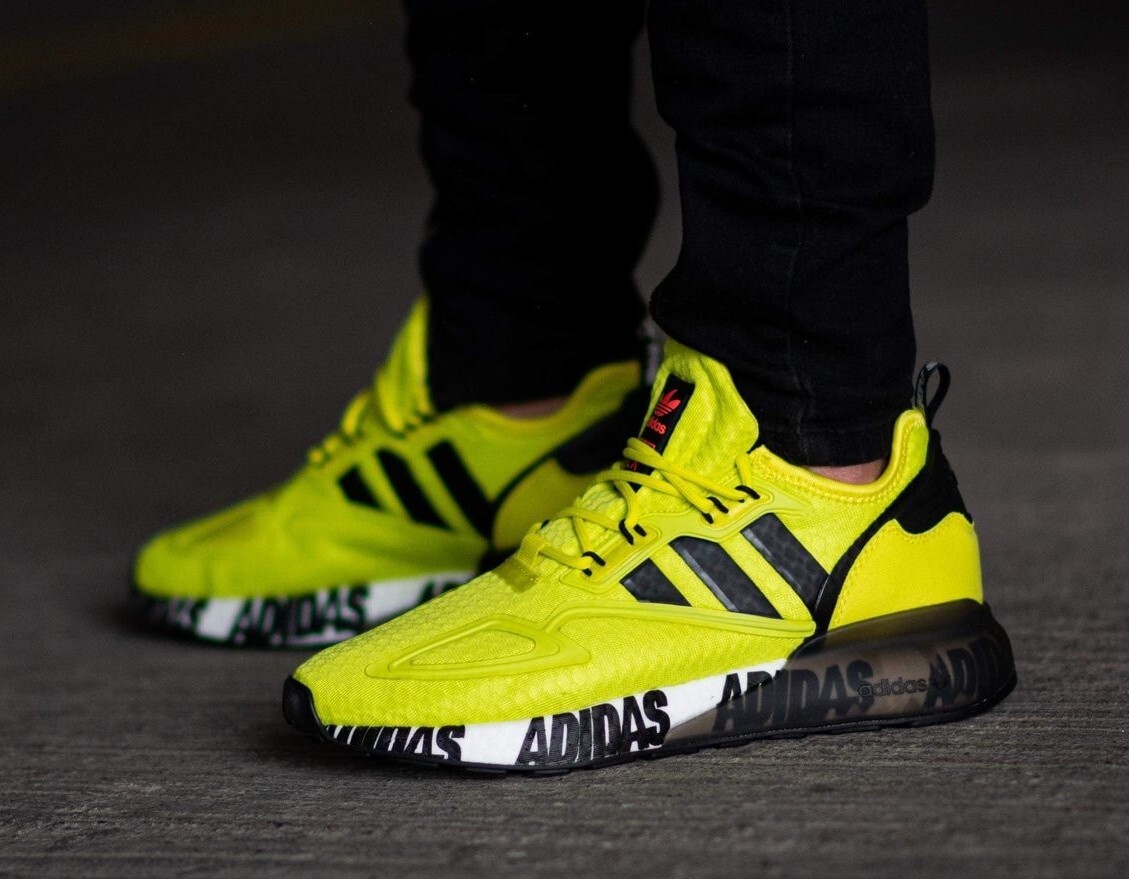 Adidas ZX 2K Boost Running Shoes Men's FX7031 Rare Acid Yellow. | eBay