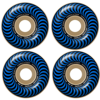Spitfire Formula Four 56mm 101 DURO Classic Skateboard Wheels Set