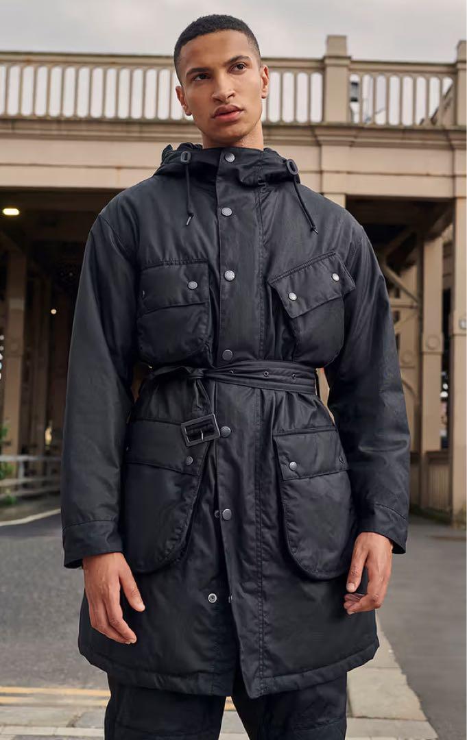 EG x Barbour B.Intl Brookdale Wax Parka