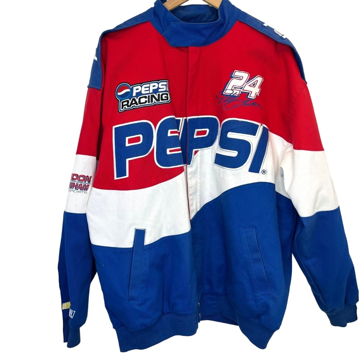 Chase Authentics Pepsi Racing Jeff Gordon Jacket Nascar Men's Size