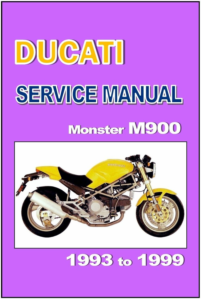 DUCATI Workshop Manual M900 Monster 1993 1994 1995 1996 1997 1998
