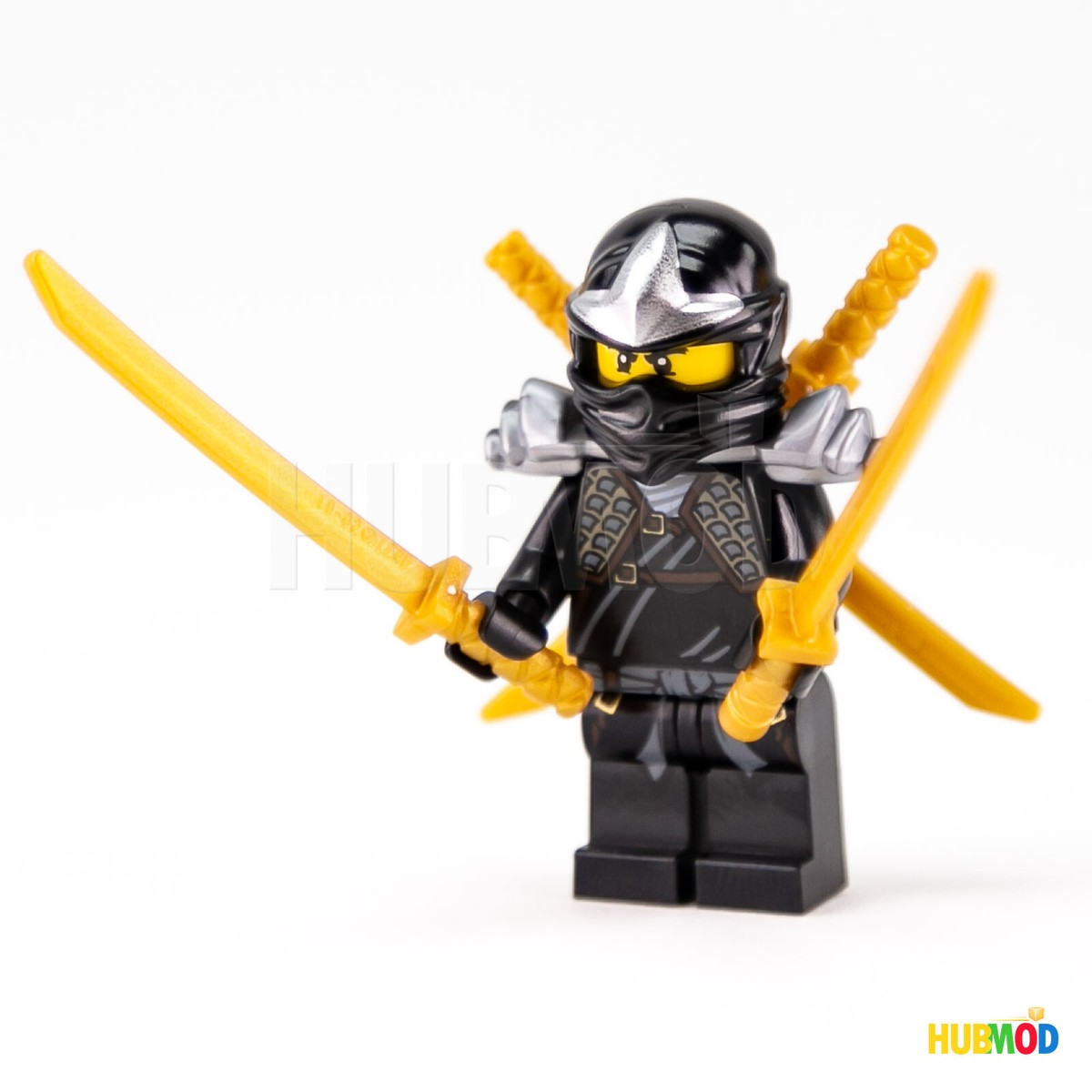 Lego Ninja Ninjago Cole ZX Minifigure Minifig w/ Shoulder Armor