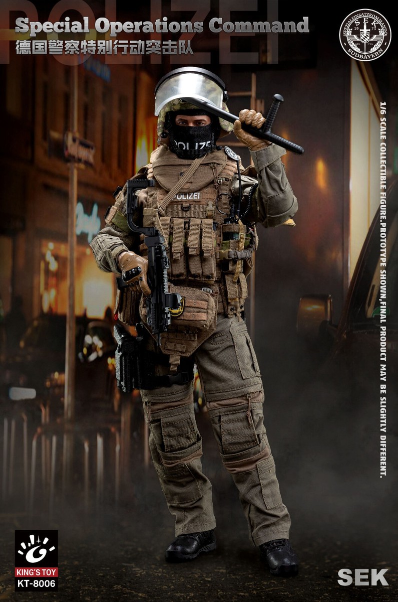 KING'S TOY KT-8006 Germany SEK Special Operations Command 1/6