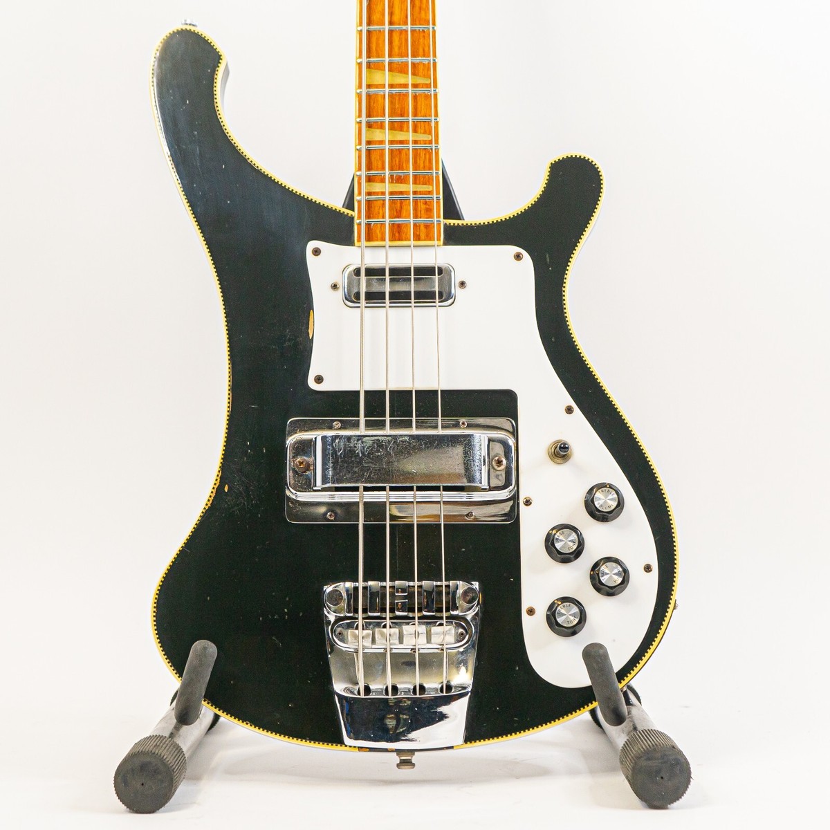 73 Rickenbacker 4001 Bass JetGlo w/ Checkerboard Binding, Toaster