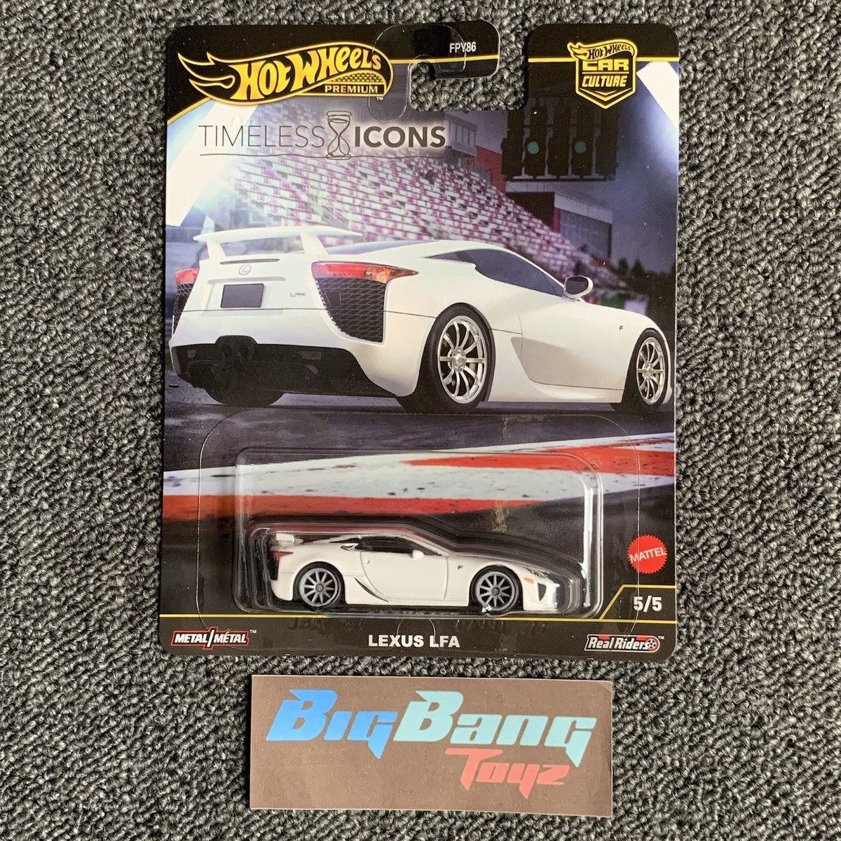 Hot Wheels Premium Lexus LFA White Timeless Icons 2025 (In-Stock