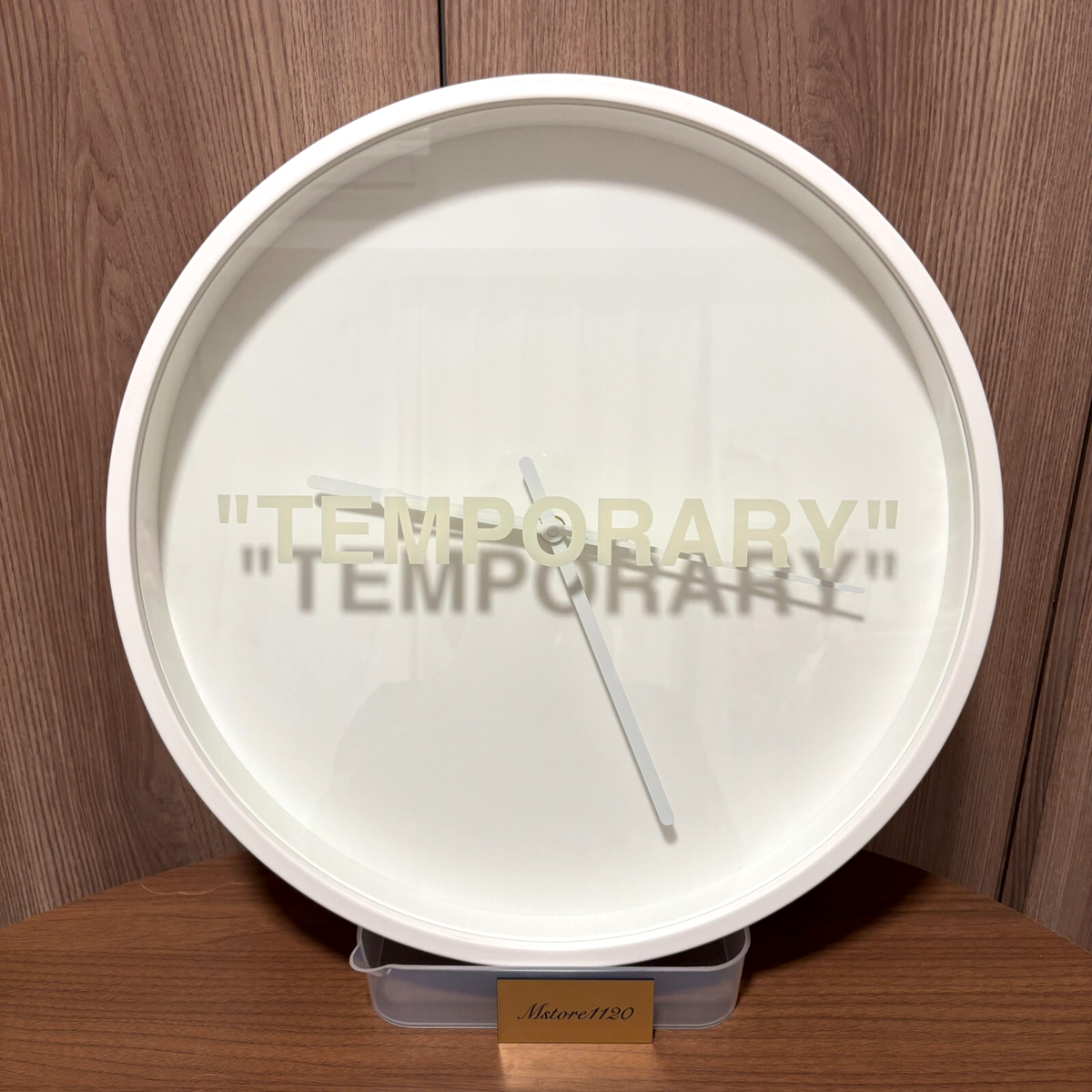 Virgil Abloh x IKEA MARKERAD Temporary 16.5inch Wall Clock Off