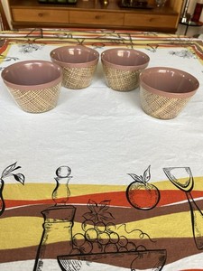 Raffiaware Thermo Temp アンティーク デザートカップ ×4 Raffiaware