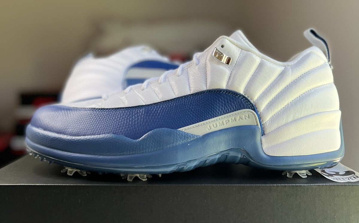 Nike Air Jordan Retro 12 XII Low Golf French Blue | Men's Size 12