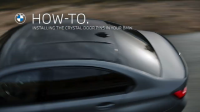 Genuine BMW & MINI Swarovski Crystal Clarity Door Pins 51265A681A8