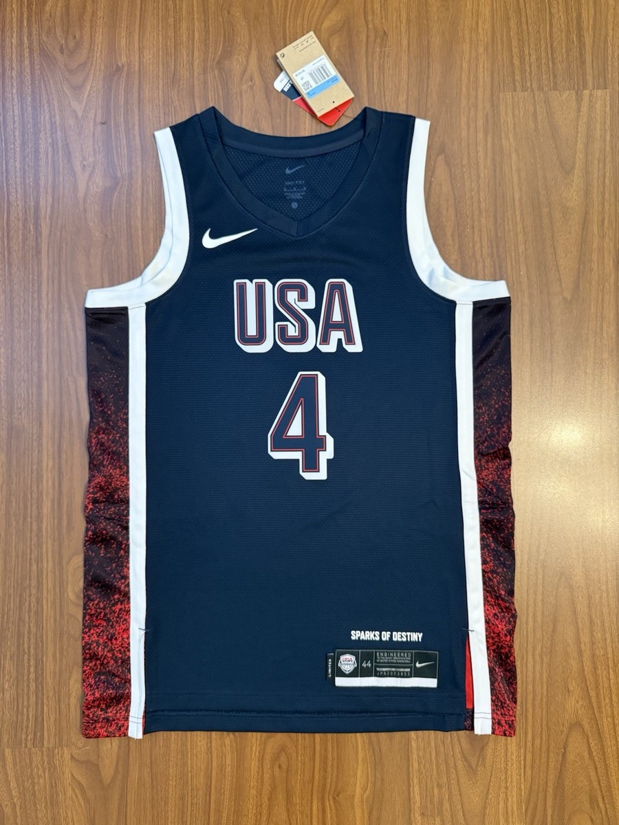 Stephen Curry Nike USA Olympic Paris 2024 Swingman Jersey Size 44