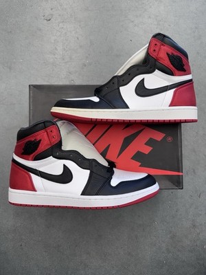 2023 Jordan 1 Retro High OG Satin Black Toe CD0461-016 Women's