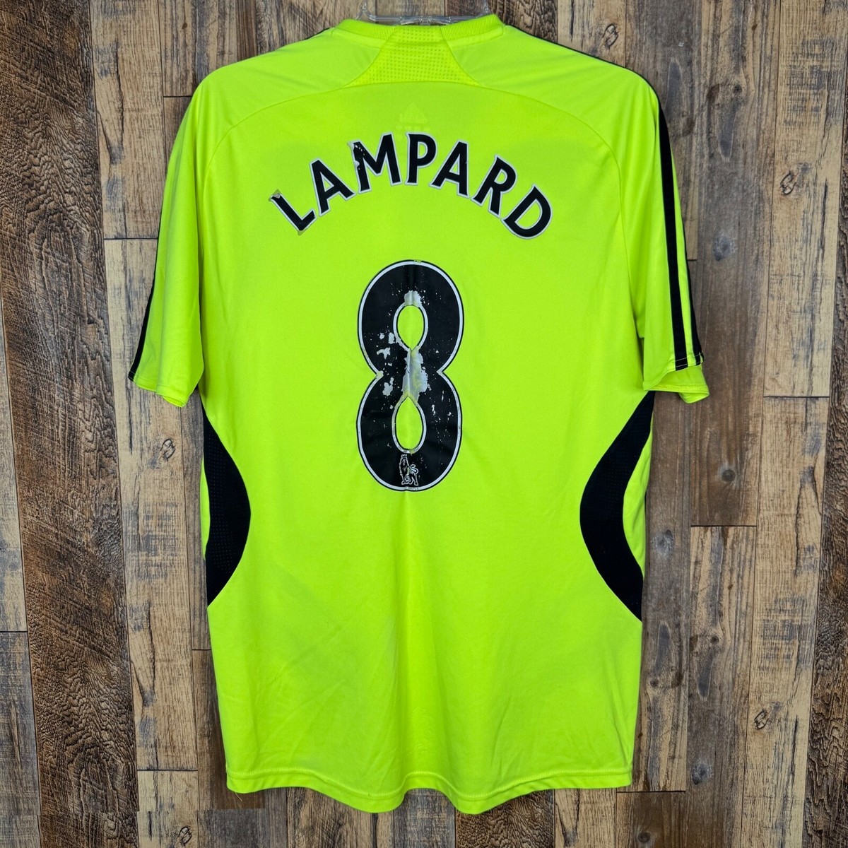 Chelsea FC 2007-08 Away Soccer Jersey LAMPARD #8 Adidas 697777