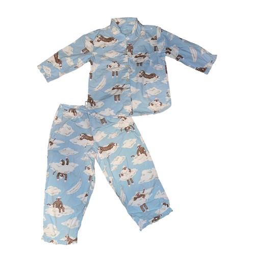 Vintage Nick and Nora 90s Pajama Top Western Cowboy Print Shirt