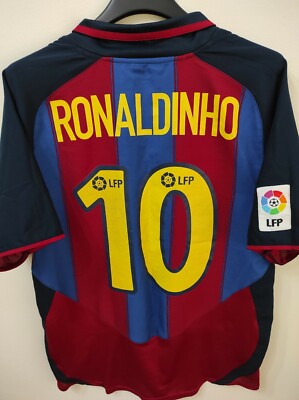 FC BARCELONA 2003-2004 Ronaldinho 10 camiseta shirt trikot maillot
