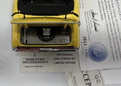 ダッジ チャレンジャー R/T 426HEMI フランクリン・ミント 1/24
