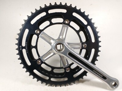 Vintage Shimano Dura Ace square taper crankset (53/42T, 170mm) | eBay