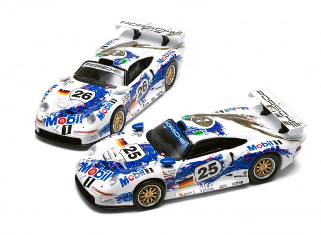 SPARK - PORSCHE 911 GT1 2 #25 and #26 24H Le Mans 1996 Combo Set