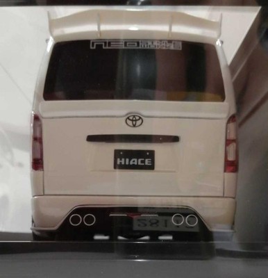 Ignition Model T S D Works Hiace Pearl White 1/18 Scale Minicar | eBay