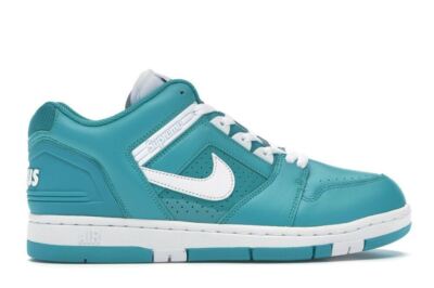 Nike x Supreme SB Air Force 2 Low Teal Emerald Blue AF2 Mens 4