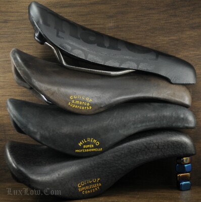 Vintage RoadBike Selle San Marco Concor SADDLE Leather