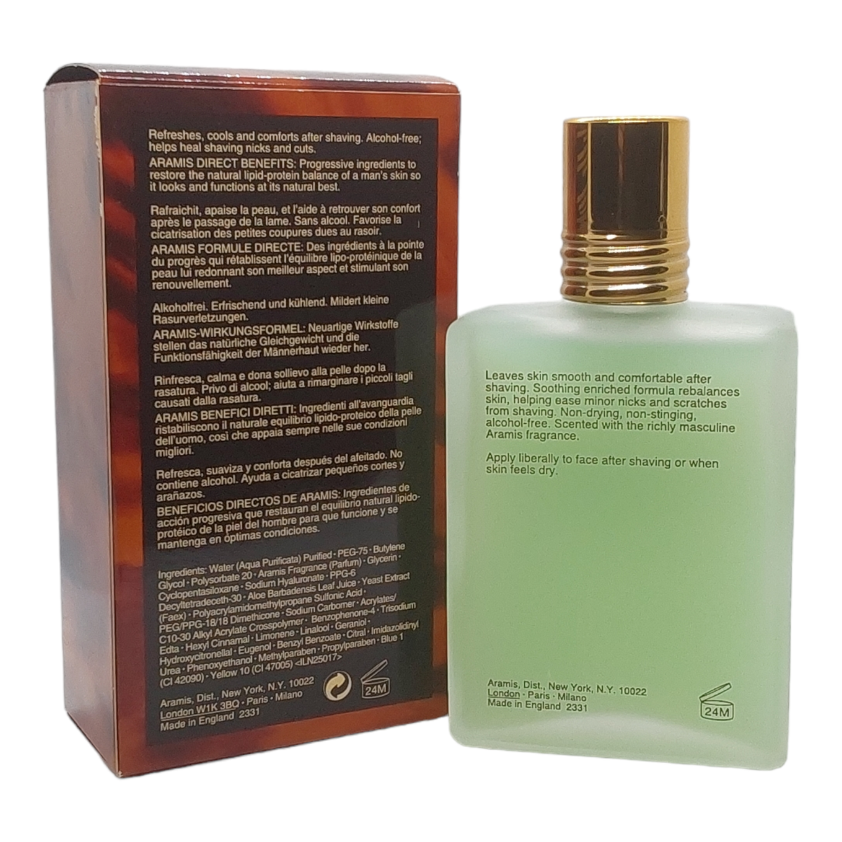 Aramis After Shave Soother Lotion for Men 4.1 oz 120 ml In box