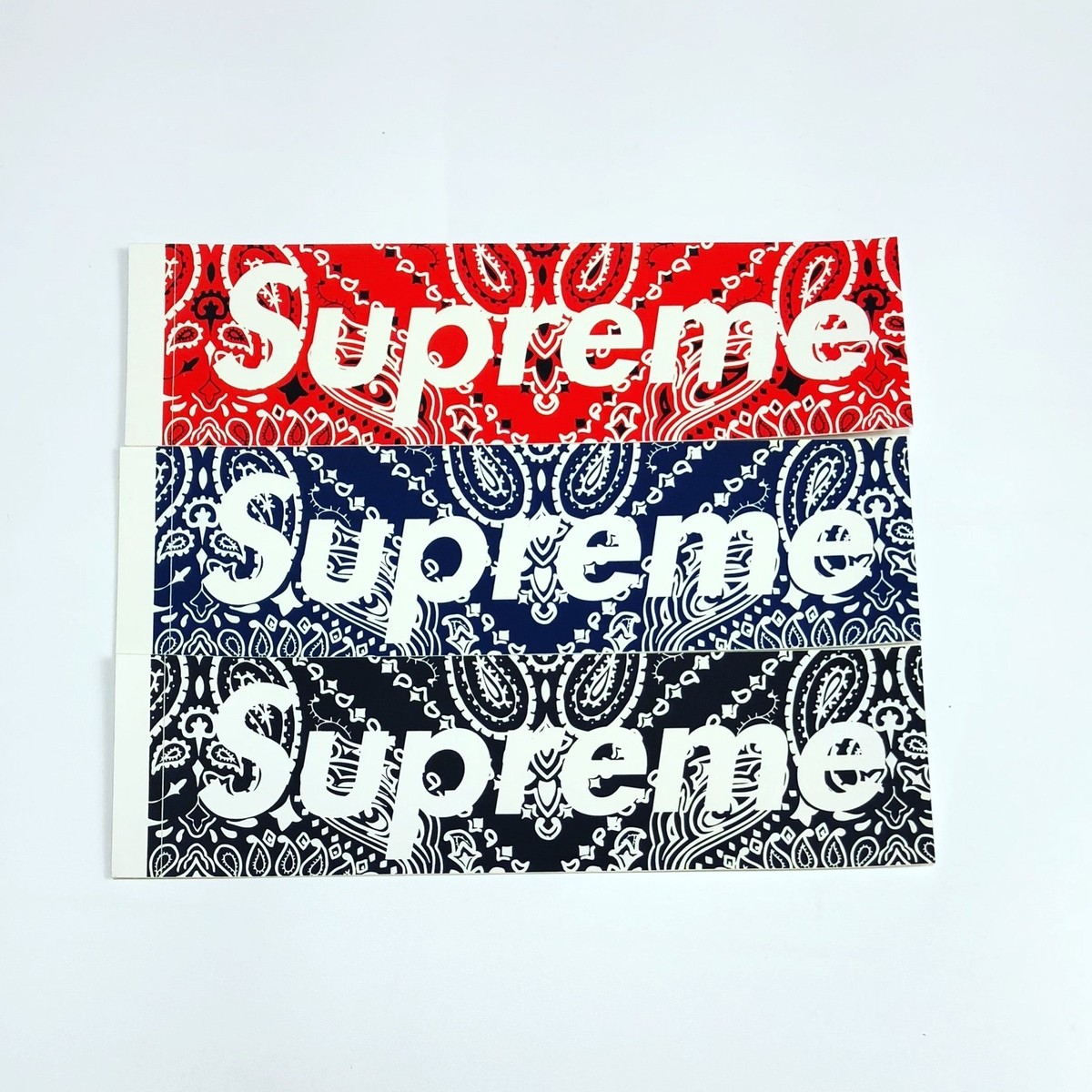 Supreme Sticker Rare Box Logo 4枚セット Supreme Box Logo Stickers