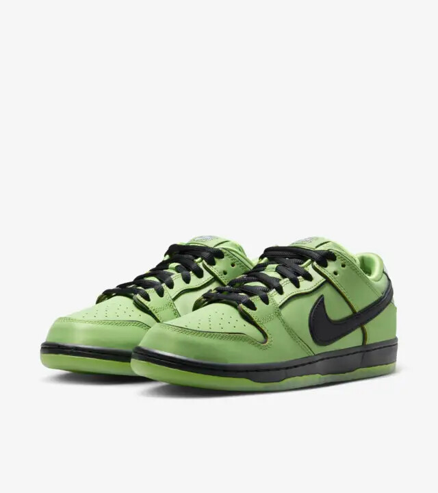 New Nike x The Powerpuff Girls SB Dunk Low Pro QS Buttercup