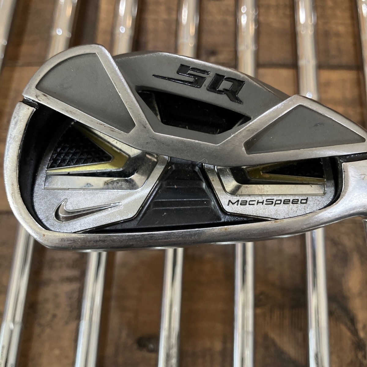 NIKE SQ MachSpeed 5-PW-AW-SW Iron Set Dynalite 90 Stiff Flex Steel