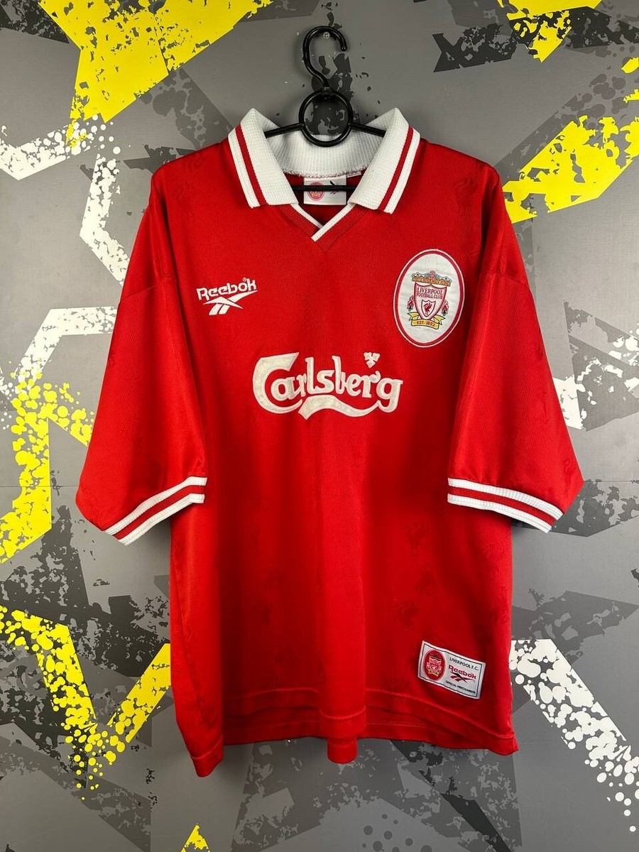 リバプール96~98ユニフォームReebok 42/44 MADE in UK Liverpool 1996