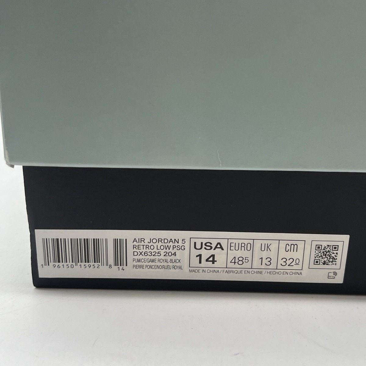 Size 14 - Paris Saint-Germain x Air Jordan 5 Retro Low Paname for