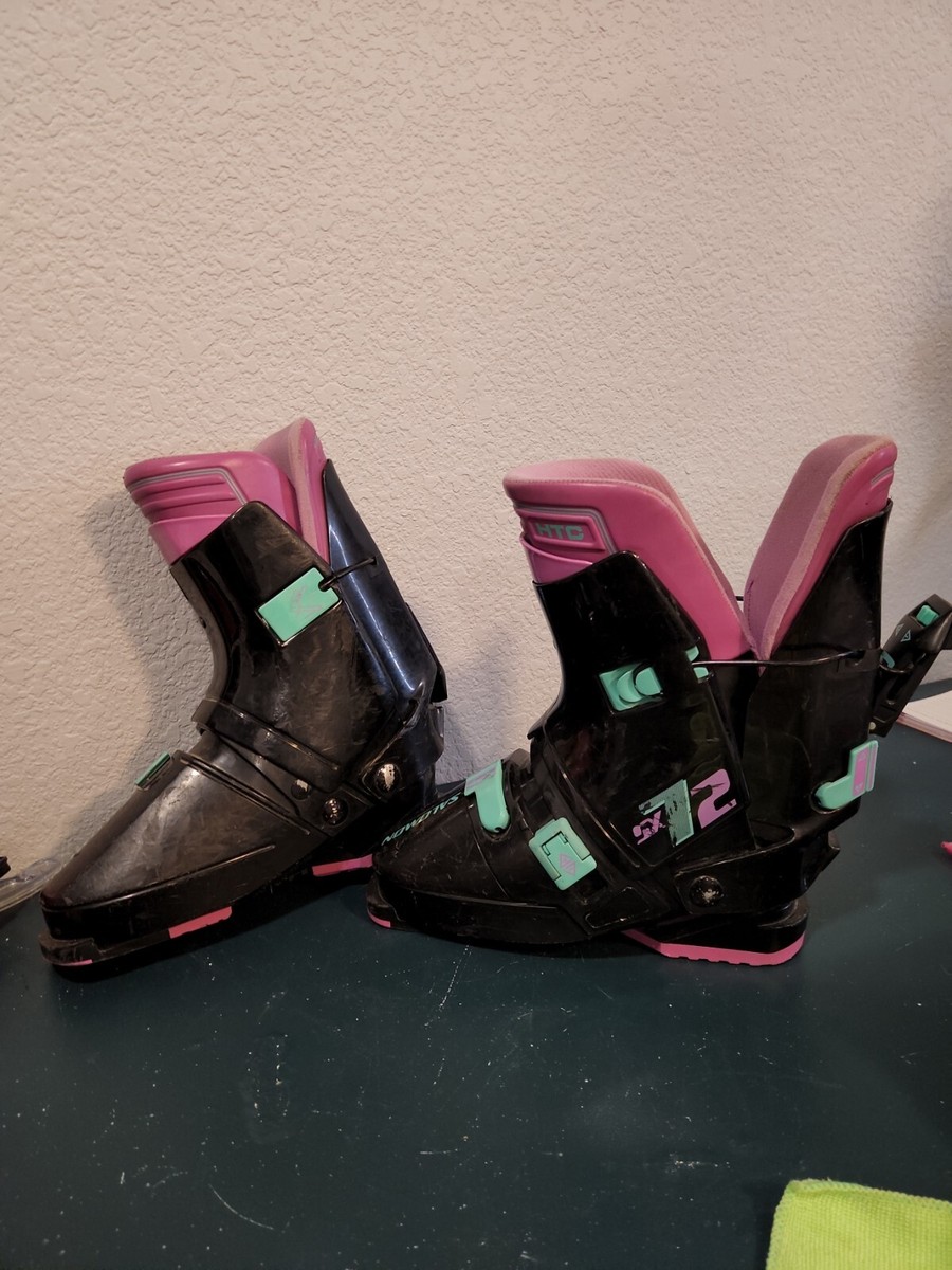 Salomon SX72 HTC Downhill Ski Boots Black/Mint/Pink 320-325 | eBay