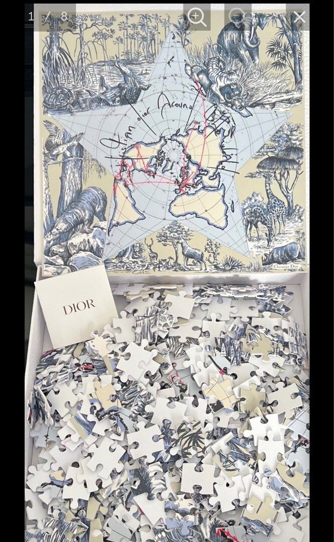 Christian Dior Puzzle Around the World 500 Piece Collector's item