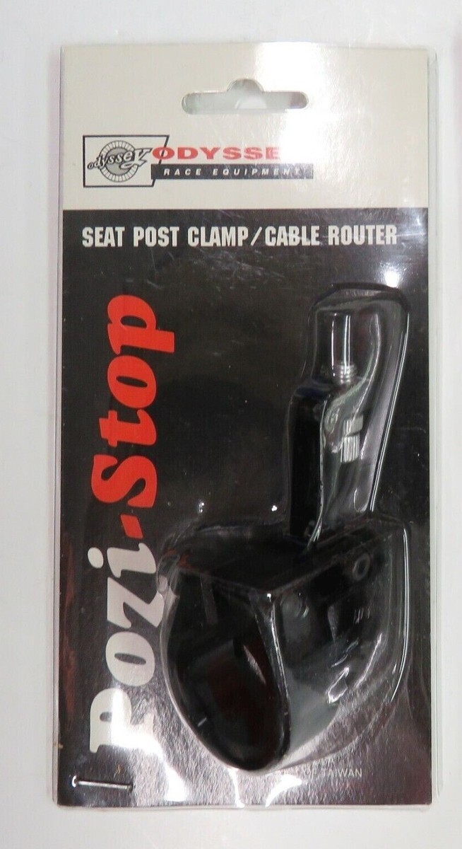 Odyssey Posi Stop Seat Post Clamp Rear Brake Cable Router Black | eBay