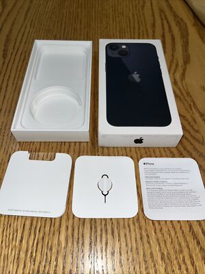 Apple iPhone 13 - 256GB - Midnight BOX ONLY | eBay