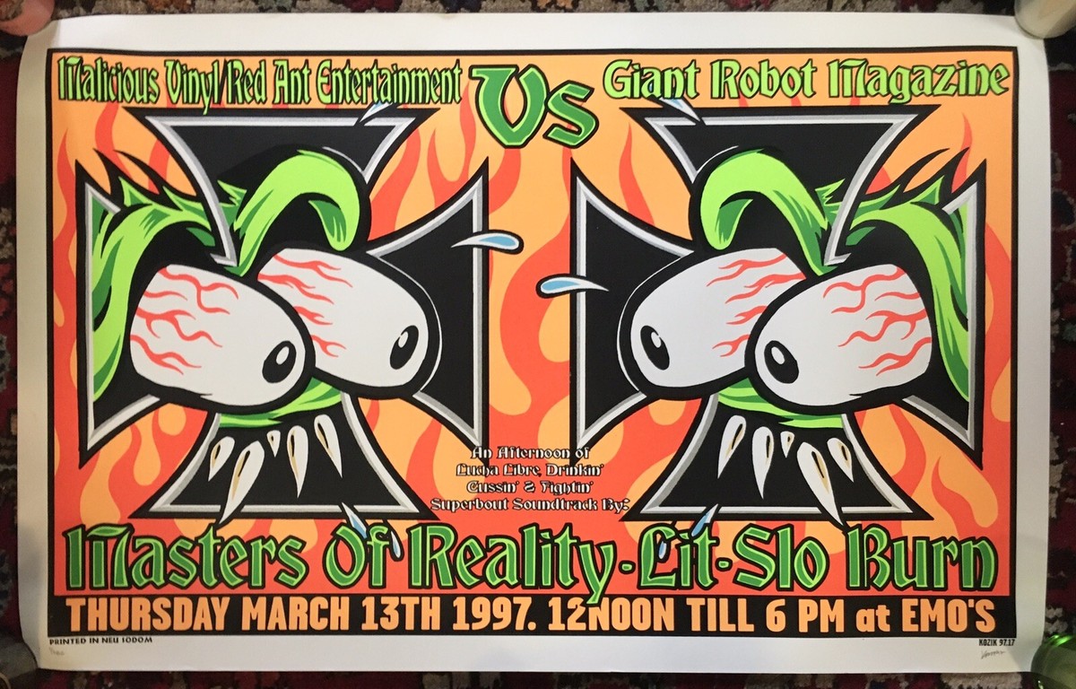 Masters Of Reality 1977 kozik コジックポスター