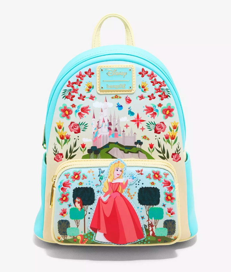 Disney Loungefly Backpack - Sleeping Beauty Floral Aurora BoxLunch